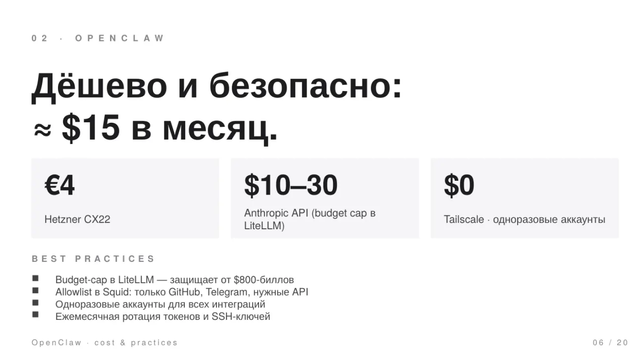 Слайд 6: Дёшево и безопасно