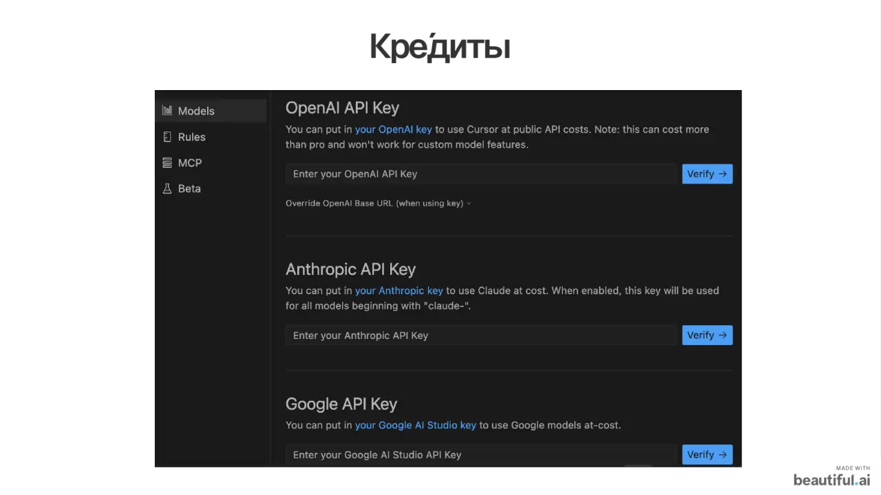 Слайд 4: Кре́диты