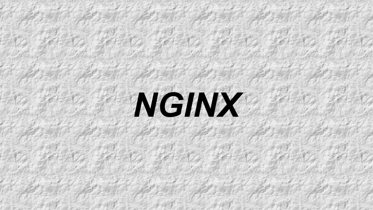 Слайд 2: NGINX